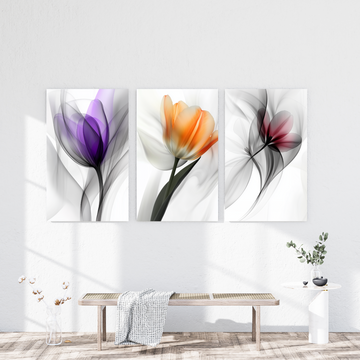Dreamy Tulip Prism: Soft-Focus Floral Art with Ethereal Pastel Hues. High Resolution Digital Download 300 DPI