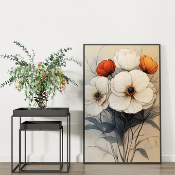 Botanical Beauty: Vintage Floral Art for Timeless Home Decor. High Resolution Digital Download 300 DPI