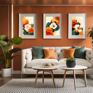Ethereal Blooms: Modern Abstract Floral Art for Contemporary Spaces. High Resolution Digital Download 300 DPI