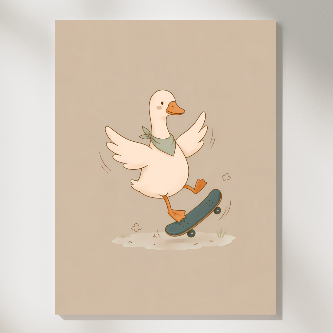 Whimsical Goose Adventure Nursery Wall Art Collection Kids Prints Set. High Resolution Digital Download 300 DPI
