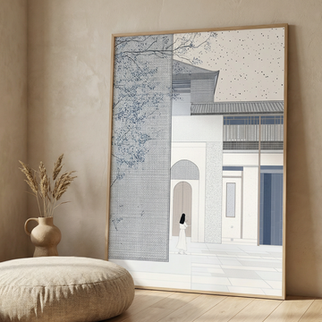 Traditional Japanese Building Wall Art – Timeless Oriental Architecture Decor. High Resolution Digital Download 300 DPI.