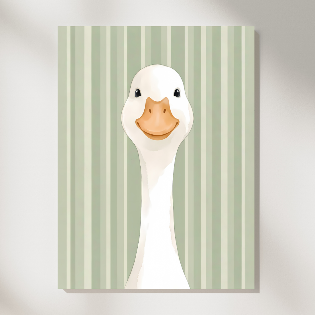 Whimsical Goose Triptych Nursery Wall Art Cottage Core Prints Set Decor. High Resolution Digital Download 300 DPI