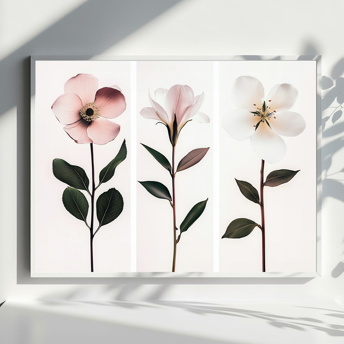 Bauhaus Botanical Brilliance, Modern Floral Art with Geometric Flair. High Resolution Digital Download 300 DPI