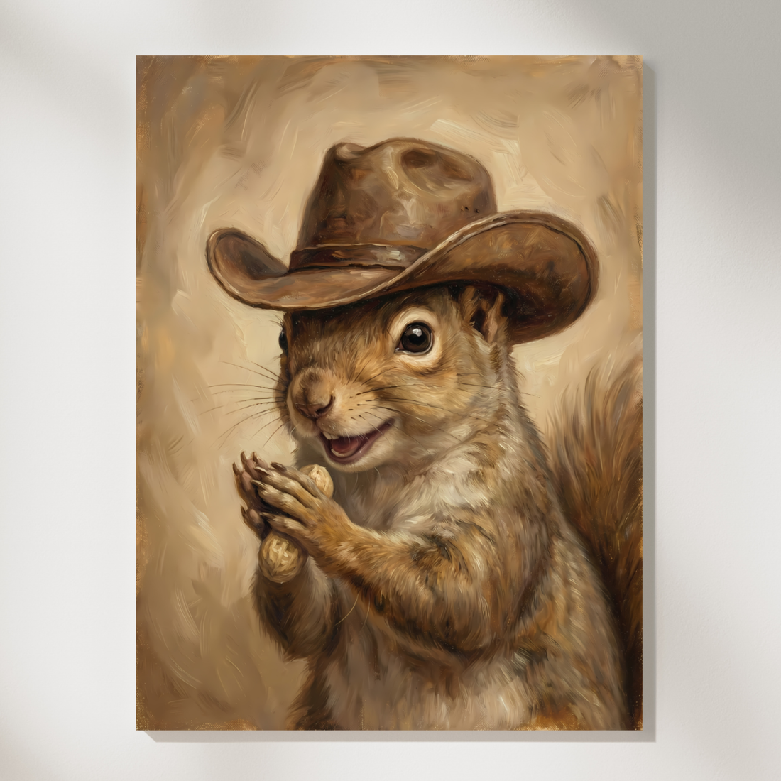 Whimsical Western Woodland Animal Portrait Trio Wall Art. High Resolution Digital Download 300 DPI.