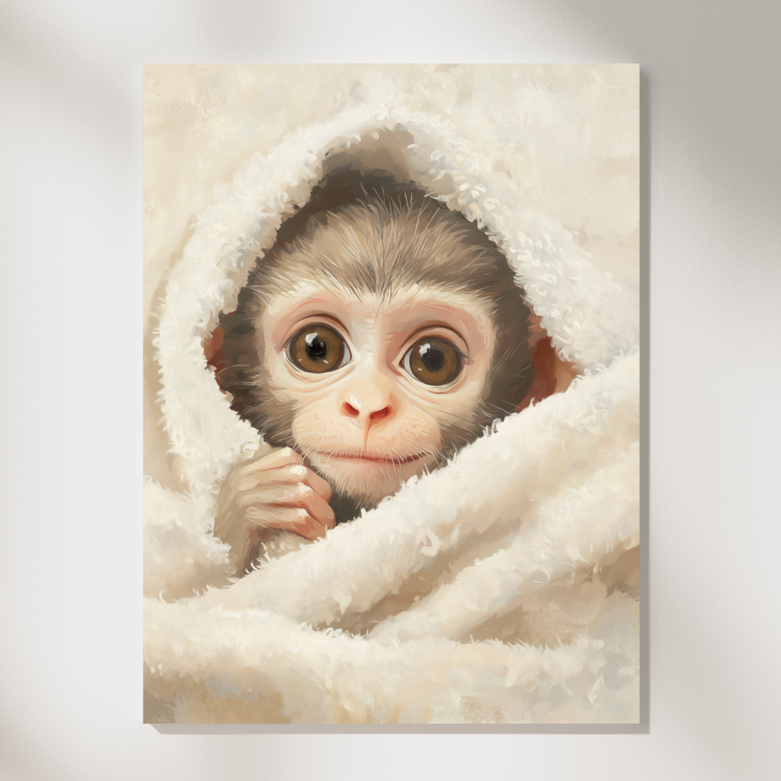 Adorable Baby Animals, Charming Oil Painting Nursery Wall Art Collection. High Resolution Digital Download 300 DPI.