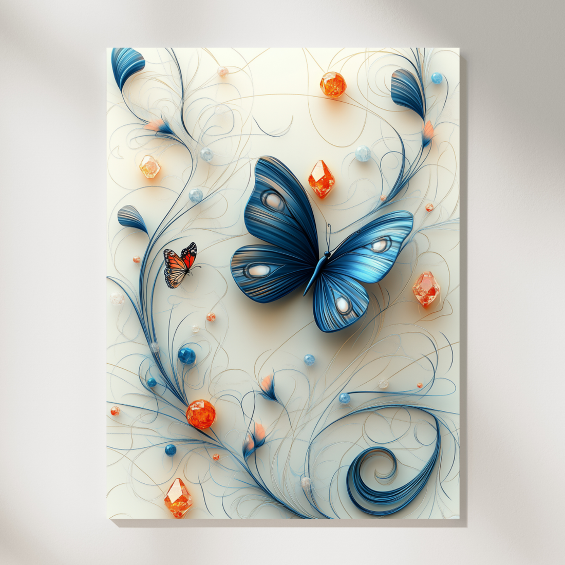 Enchanted Whimsy, Ethereal Fantasy Lines Frame Magical Pastel Realm. High Resolution Digital Download 300 DPI
