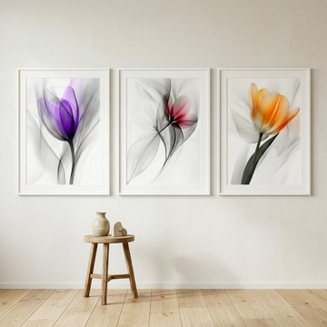 Dreamy Tulip Prism: Soft-Focus Floral Art with Ethereal Pastel Hues. High Resolution Digital Download 300 DPI
