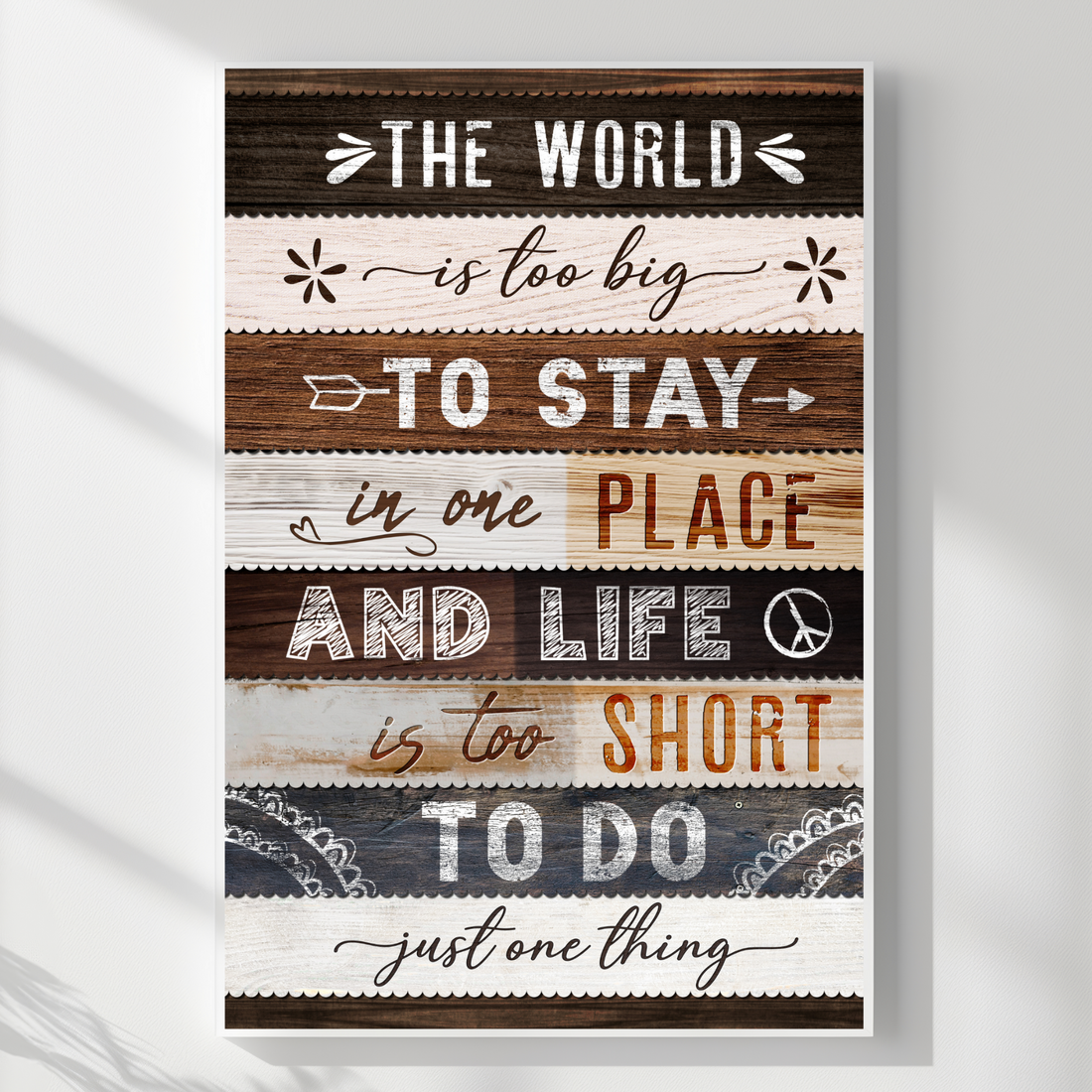 Inspirational Quotes Wall Art Motivational Canvas Print for Home Decor. High Resolution Digital Download 300 DPI.