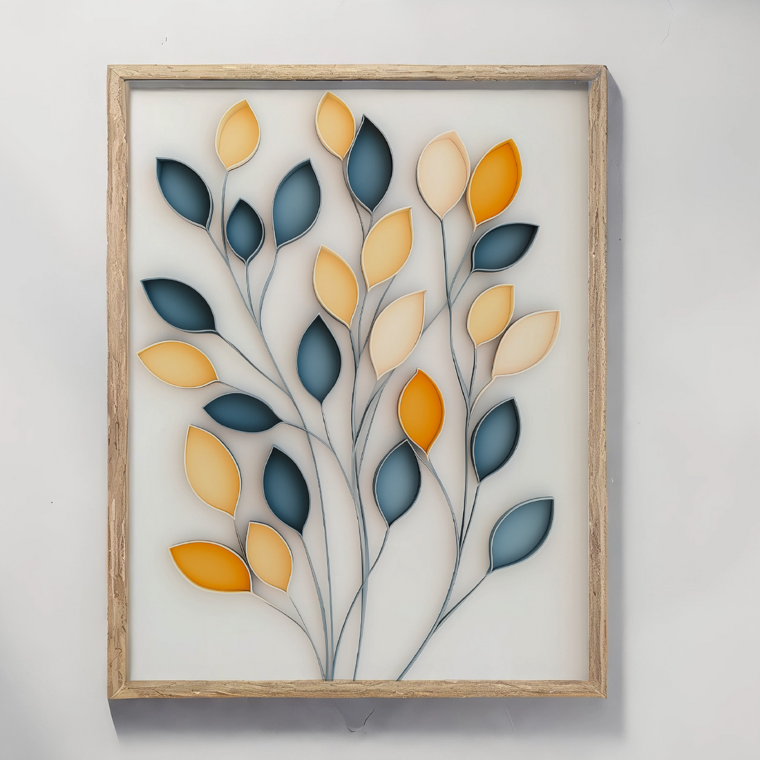 Botanical Elegance: Delicate Floral and Leaf Art for Sophisticated Spaces. High Resolution Digital Download 300 DPI