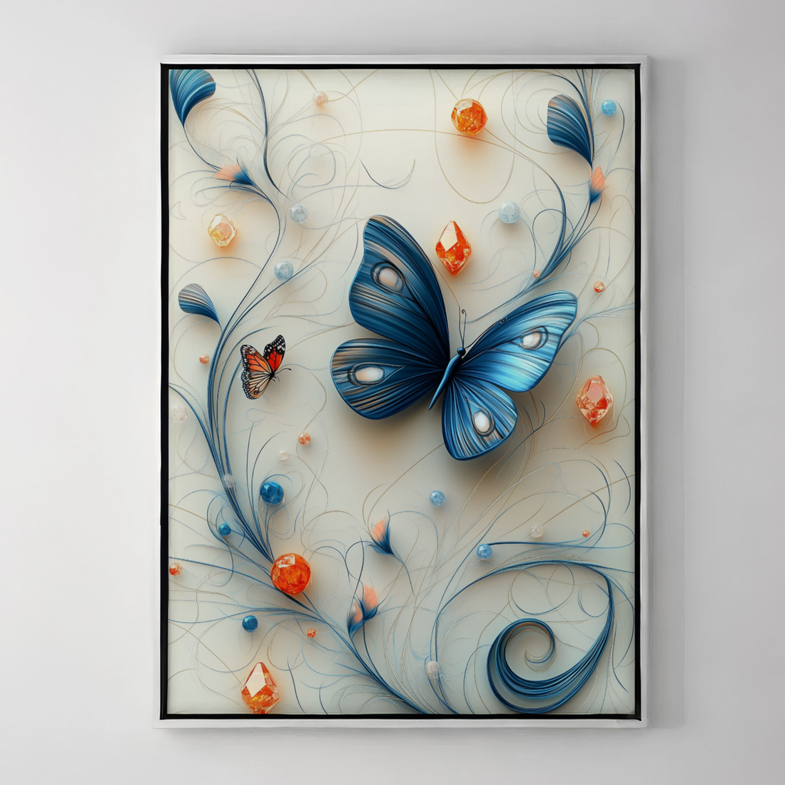 Enchanted Whimsy: Ethereal Fantasy Lines Frame Magical Pastel Realm. High Resolution Digital Download 300 DPI