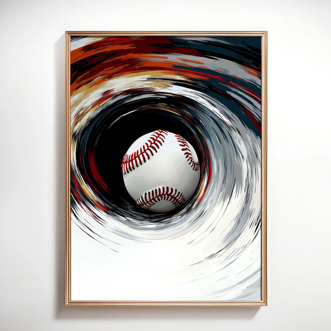 Blazing Fastball: Dynamic Vector Baseball with High-Energy Motion Trails. High Resolution Digital Download 300 DPI