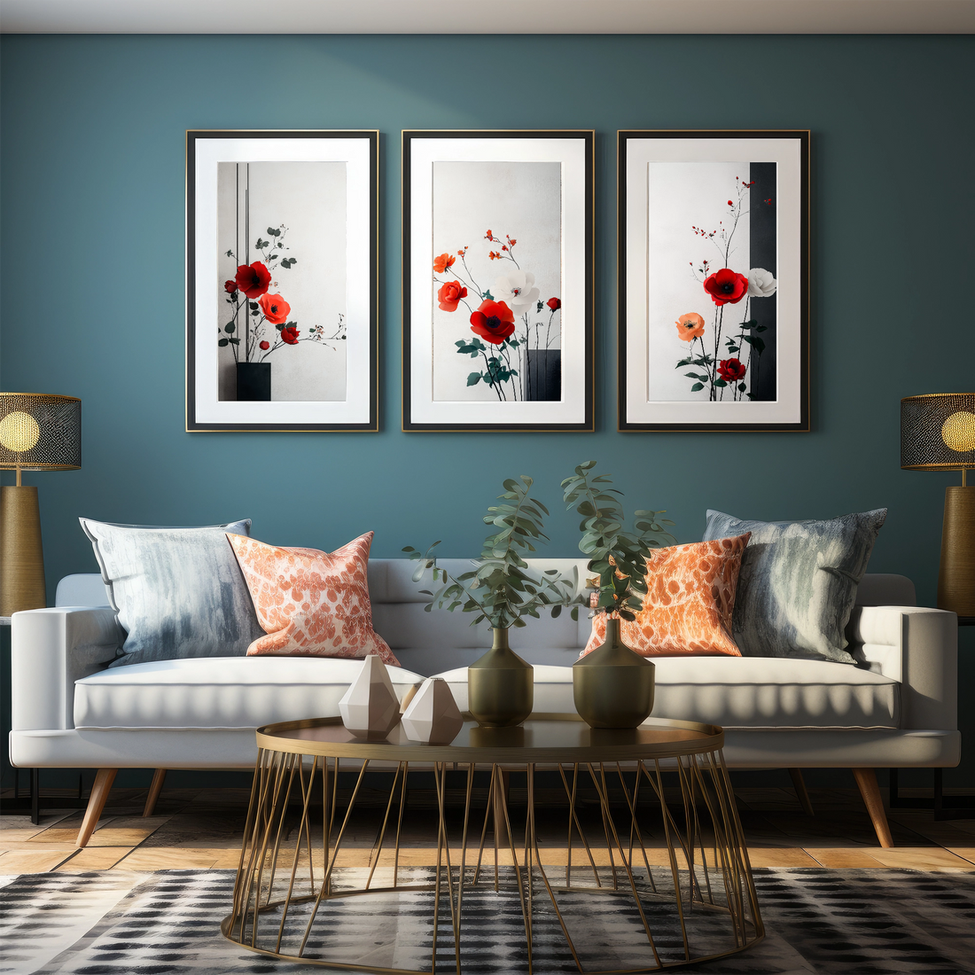 Elegant Realistic Flower Painting: Captivating Floral Art for Refined Interiors. High Resolution Digital Download 300 DPI