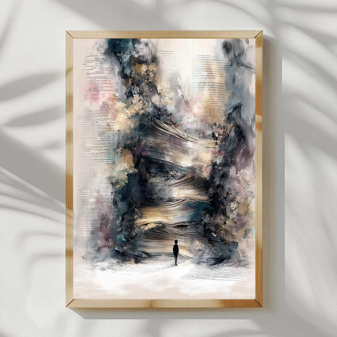 Surreal Enchanted Woods Wall Art Whimsical Abstract Fantasy Print. High Resolution Digital Download 300 DPI.